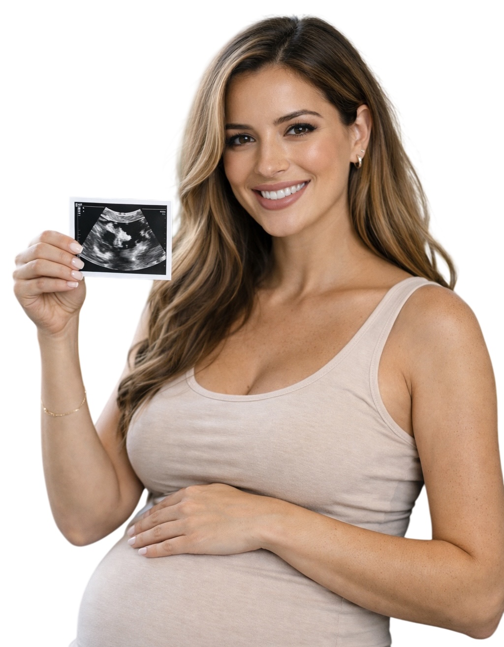 Mamá  con Ultrasonido