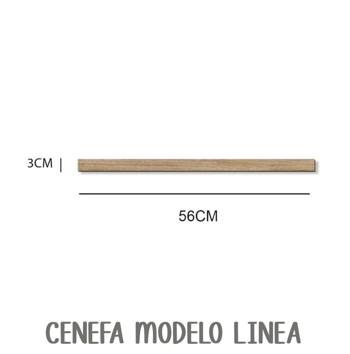 Cenefa modelo línea