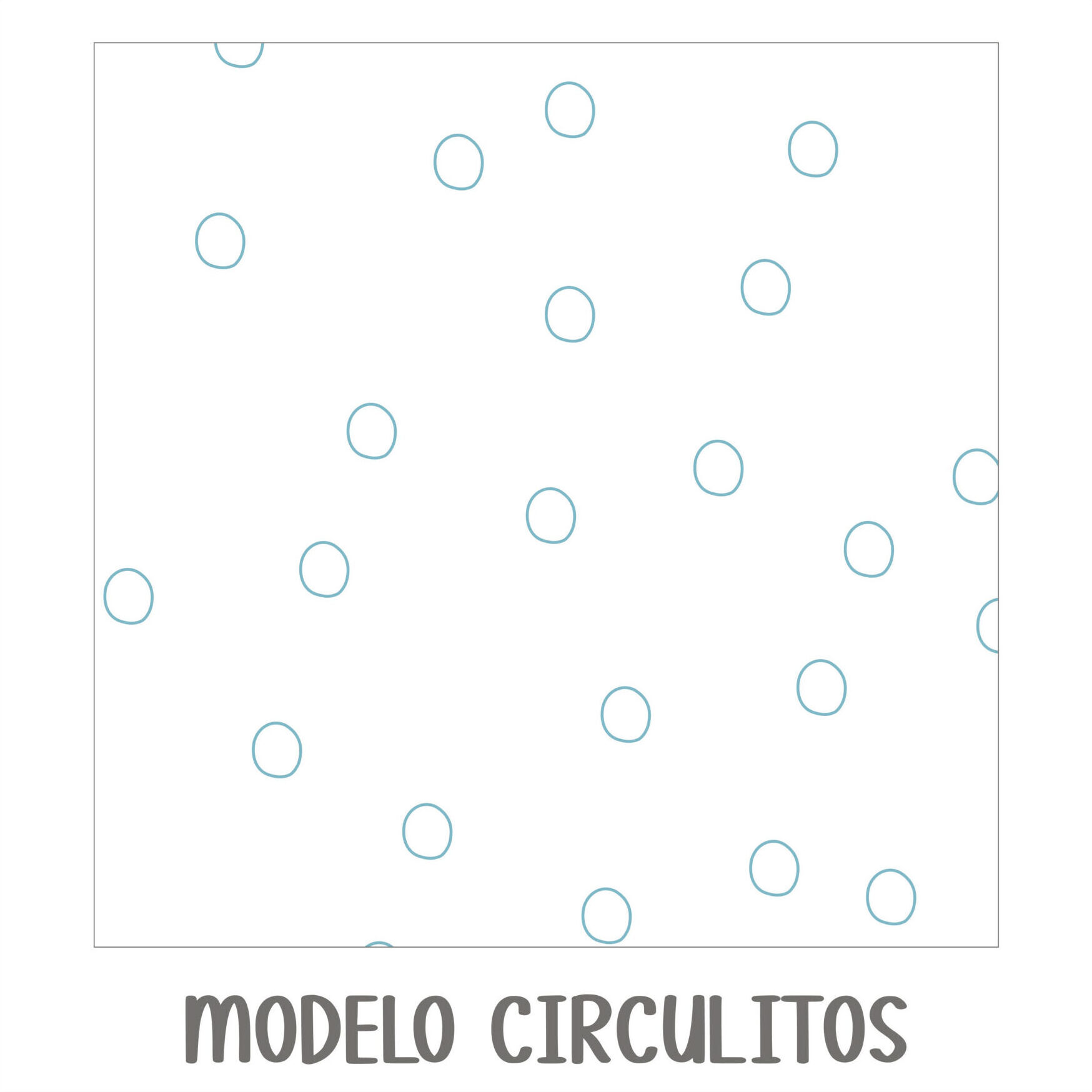 Papel modelo circulitos