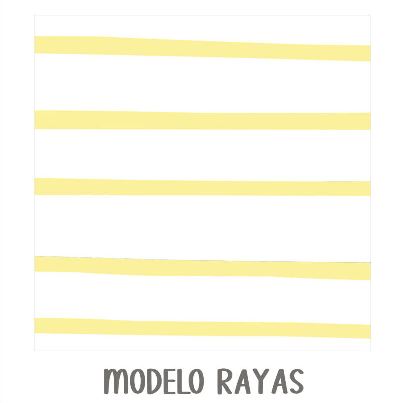 Papel modelo rayas